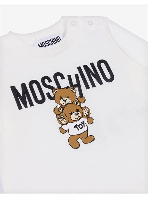 t-shirt girl white MOSCHINO KIDS | MM000RLAA01/10063